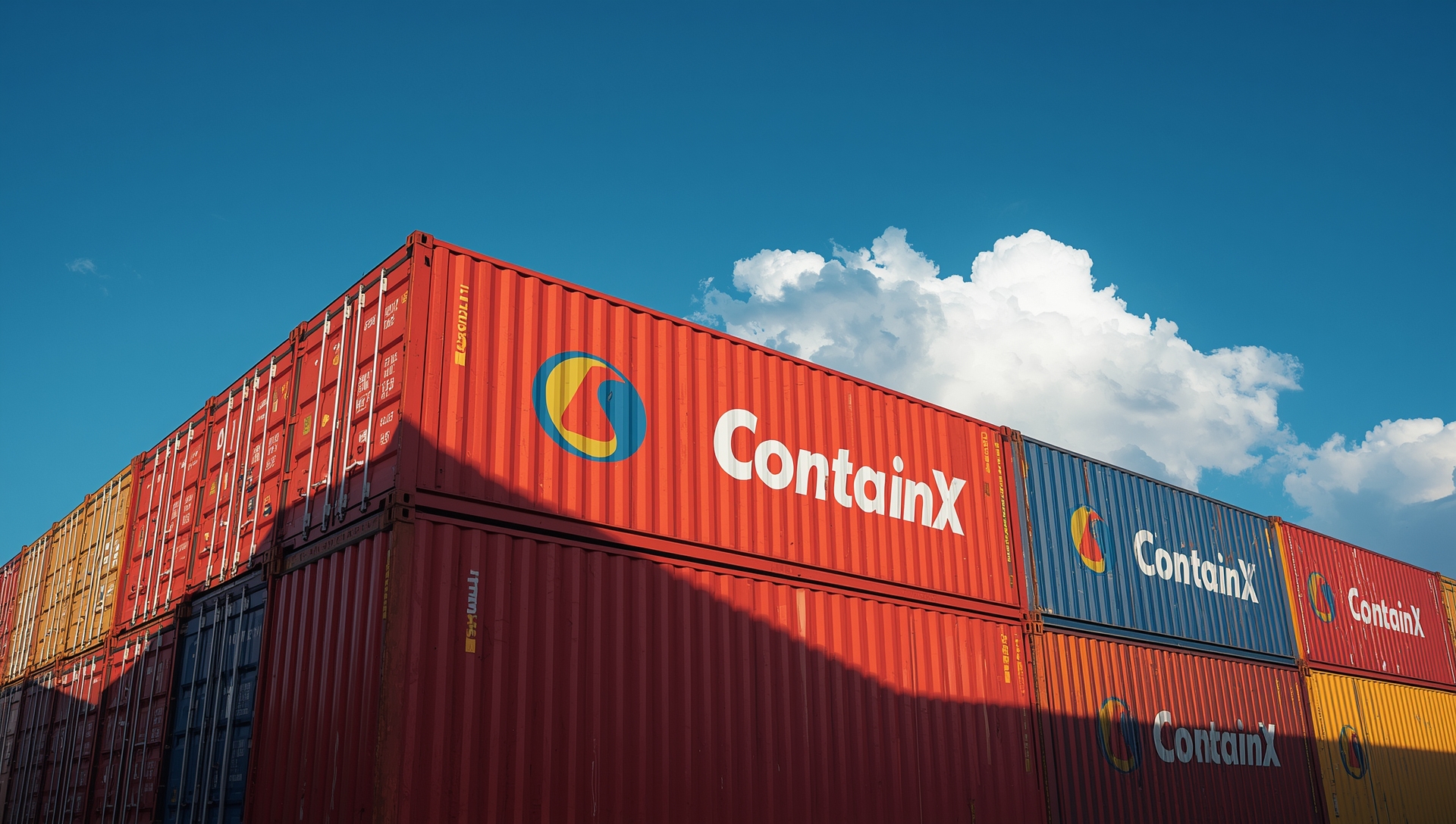 Standard 20ft CRG ContainX shipping container exterior